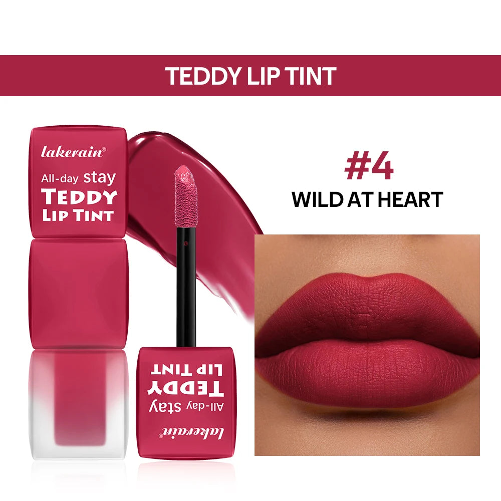 Teddy Tint Lip Color Tear Lip Gloss Super Stay Long-Lasting Matte Texture Waterproof