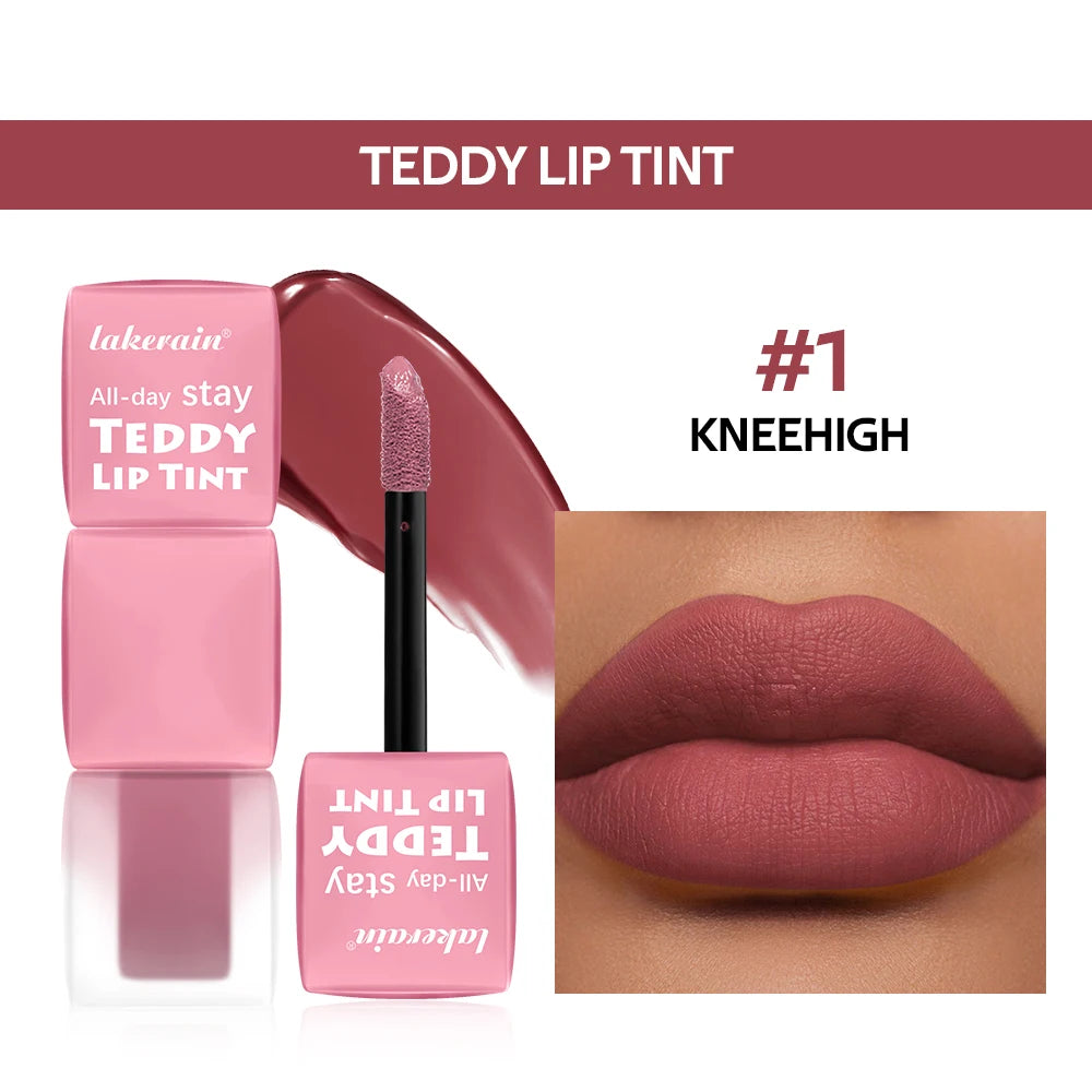Teddy Tint Lip Color Tear Lip Gloss Super Stay Long-Lasting Matte Texture Waterproof